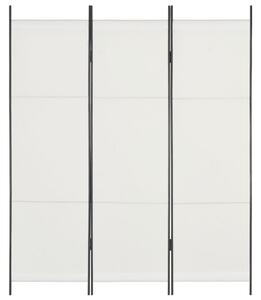 Paravento a 3 Pannelli Bianco 150x180 cm