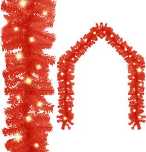 Ghirlanda Natalizia con Luci a LED 5 m Rosso