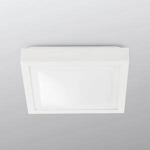 FARO BARCELONA Plafoniera da bagno Tola, 27 x 27 cm, bianco