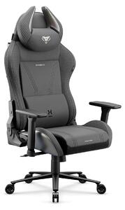 Sedia da gioco Diablo X-Horn 2.0, sedia da ufficio, sedia da scrivania, design ergonomico in tessuto, colore Rainbow Grey, versione standard