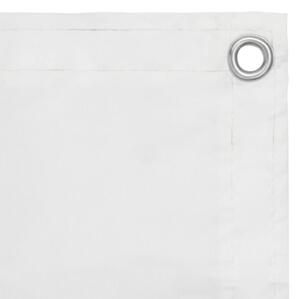 Paravento da Balcone Bianco 90x500 cm in Tessuto Oxford