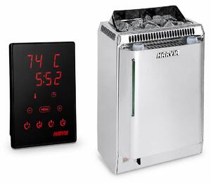 Set di riscaldatori per sauna Harvia Topclass Combi Kv80se + Harvia Xenio Cx110c Combi