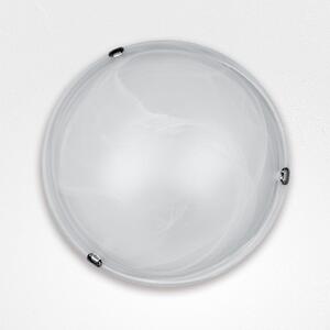 Plafoniera classico Emma bianco, in vetro, D. 30 cm 2 luci LEXMAN