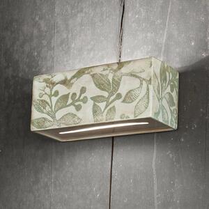 Ferroluce Applique C1418/27 con decoro autunnale 25 cm