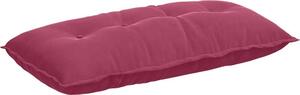 Cuscino per Schiena Rosso Vino 100 x 50 cm Tessuto in Cords