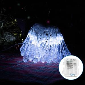 Aigostar - Catena decorativa da esterno LED 50xLED/8 funzioni 5,3m IP44 bianco freddo