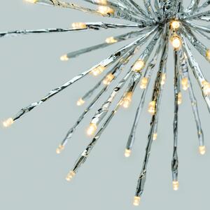 Stella luminosa Natalizia Twig Ball 80 lampadine bianco caldo H 30 cm