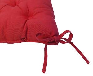Cuscino per sedia rosso 40 x 40 x Sp 5 cm