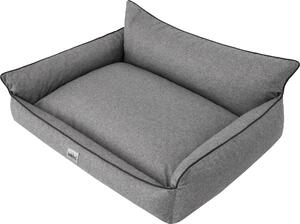 Letto ortopedico per cani JOKER letto per cani divano letto cestino materasso letto per animali L 64x49 cm grigio sembra lino
