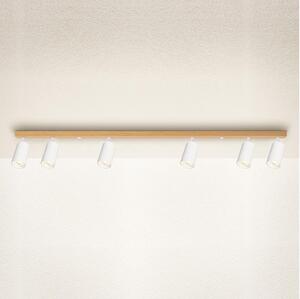 Brilagi - Faretto da soffitto SELE 6xGU10/30W/230V bianco/decor rovere
