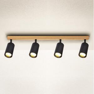 Brilagi - Faretto SELE 4xGU10/30W/230V nero/effetto rovere