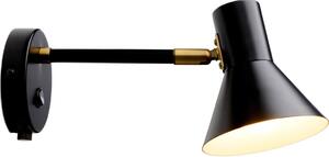 Halo Design 747450 - Applique da parete STYLE 1xE14/25W/230V nera/ottone