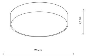 Brilagi - Plafoniera LED RGBW dimmerabile CLARE 1xE27/9W/230V Wi-Fi beige