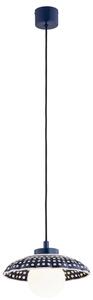 Argon 8948 - Lampada a sospensione su cavo BOLL 1xG9/6W/230V blu