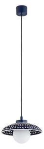 Argon 8948 - Lampada a sospensione su cavo BOLL 1xG9/6W/230V blu