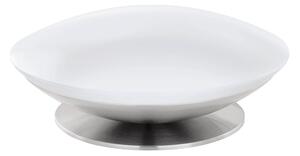 Lampada da tavolo con lampadina inclusa LED stile design luce calda Frattina bianco