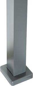 Pergola acciaio e alluminio Equinox grigio antracite L 320 cm x P 358 cm, H 2.45 m