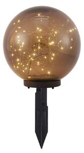 Lindby Tjelle lampada LED solare, sfera, Ø 30 cm