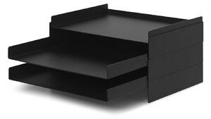 Ferm LIVING Organizer 2x2, nero, ferro, 13 cm, impilabile