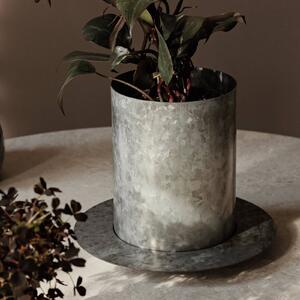 Ferm LIVING Auran vaso da fiori, grigio, altezza 21 cm, ferro