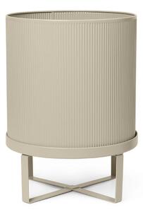 Ferm LIVING vaso da fiori Bau, beige, acciaio, Ø 28 cm