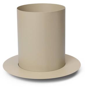 Ferm LIVING vaso da fiori Auran, beige, altezza 26,6 cm, ferro