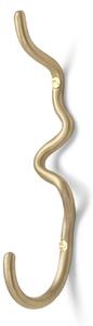 Ferm LIVING Gancio Curvature, altezza 19,7 cm, opaco, ottone