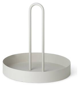 Ferm LIVING Vassoio Grib, grigio, Ø 28 cm, ferro