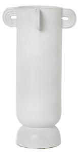 Ferm LIVING Vaso Muses Calli, bianco, altezza 31 cm, ceramica