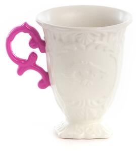 Tazza SELETTI I-Wares, bianco / rosa, 300 ml, porcellana