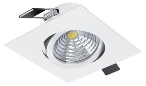 Faretto Ad Incasso Moderno Saliceto In Alluminio Bianco Led Integrato 6W 4000K