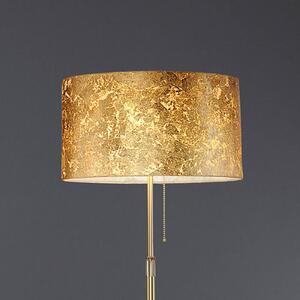 Hufnagel Lampada da terra Loop con oro in foglia