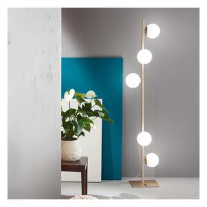 Ondaluce - Lampada da terra MONILE 5x E14/10W/230V 170 cm oro/bianco