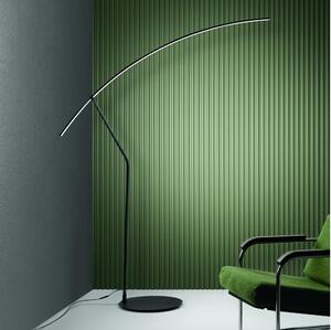 Ondaluce - Lampada da terra LED dimmerabile FOLAGA LED/30W/230V 190 cm nera