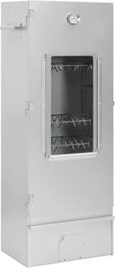 Forno Affumicatore BBQ con Tavolino in Acciaio Zincato