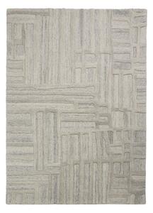 Tappeto greige in lana tessuto a mano 140x200 cm Elva – Flair Rugs
