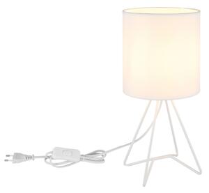 Globo 21734W - Lampada da tavolo TAMIAN 1xE14/40W/230V bianca