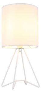 Globo 21734W - Lampada da tavolo TAMIAN 1xE14/40W/230V bianca