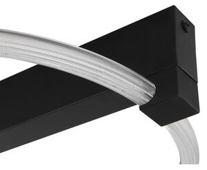 Globo 48050DS - Plafoniera LED FLETCHER LED/15W/230V 41,5x38 cm nera