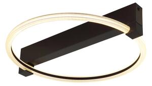 Globo 48050DS - Plafoniera LED FLETCHER LED/15W/230V 41,5x38 cm nera