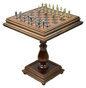 Esclusivo tavolo da gioco Italfama (66 cm) + pedine in metallo Camelot Medium + dama