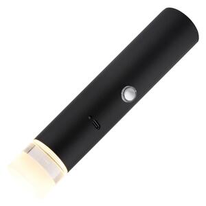 Globo 16060 - Lampada ricaricabile LED 2 in 1 con touch e dimmer PELO LED/2W/230/5V nero