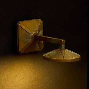 Moretti Luce Applique da esterni Aura Disk, Bronzo / Ottone antico, Ottone, Campagna / Rustiche, Applique da esterni