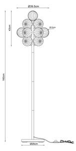 Globo 56146S - Lampada da terra CONOR 13xG9/4W/230V