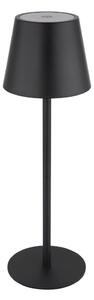 Globo 58488B - Lampada da tavolo da esterno ricaricabile LED 3 in 1 con dimmer a sfioramento VANNIE I LED/3W/5V IP54 nero