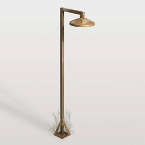 Moretti Luce Lampioncino da giardino Aura Disk, Bronzo / Ottone antico, Ottone, Campagna / Rustiche, Lampada LED da esterni