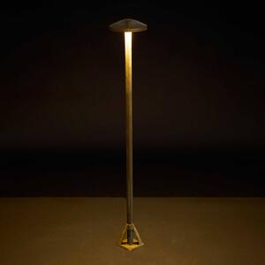 Moretti Luce Lampioncino da giardino Aura Disk, Bronzo / Ottone antico, Ottone, Campagna / Rustiche, Lampada LED da esterni