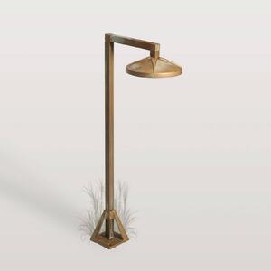 Moretti Luce Lampione da giardino Aura Disk, Bronzo / Ottone antico, Ottone, Campagna / Rustiche, Lampada da esterni