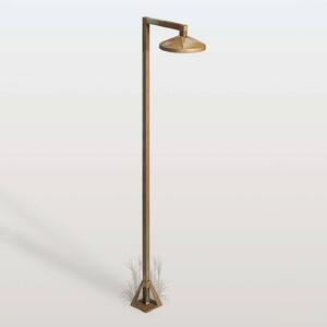 Moretti Luce Lampioncino da giardino Aura Disk, Bronzo / Ottone antico, Ottone, Campagna / Rustiche, Lampada LED da esterni