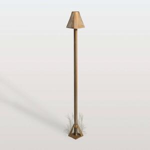 Moretti Luce Lampioncino da giardino Silva Frame, Bronzo / Ottone antico, Ottone, Campagna / Rustiche, Lampada LED da esterni